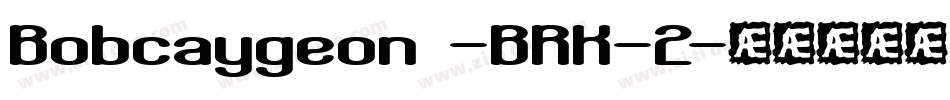 Bobcaygeon -BRK-2字体转换
